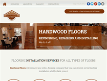 Tablet Screenshot of djshardwoodfloors.com